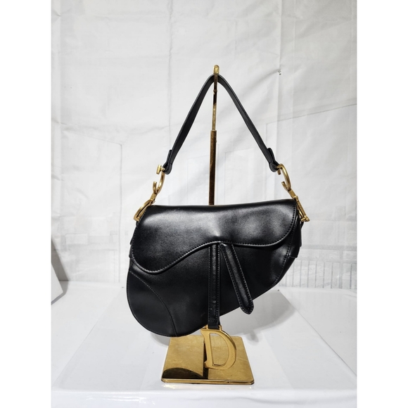 Dior Black Satchel with Gold Accents - Picture 1 of 11